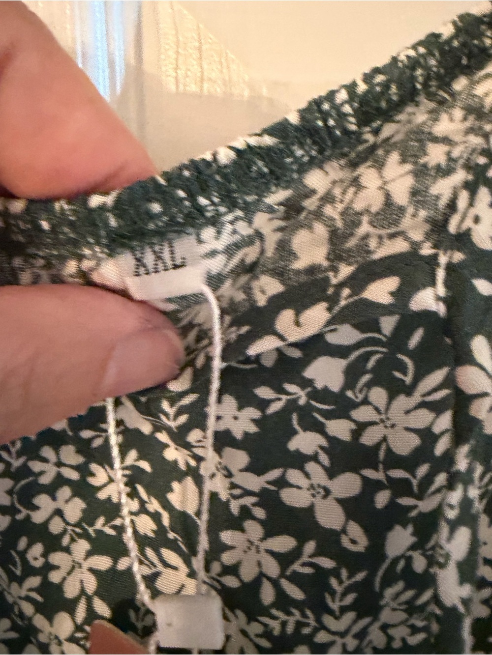 Sage Green Floral Maxi Dress with Short Flutter Sleeves NWT - Picture 7 of 9